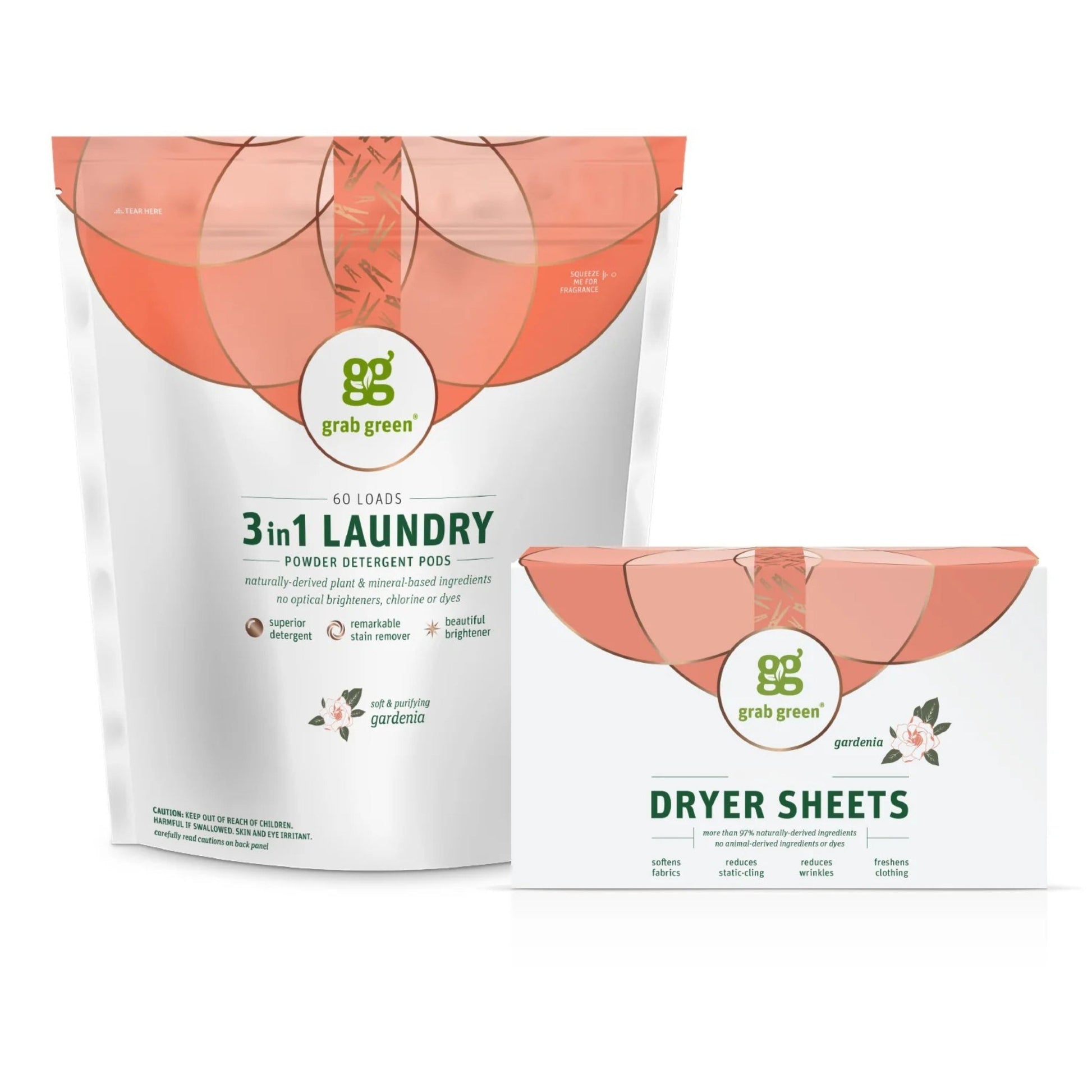 Premium 3-in-1 Laundry Detergent Pods and Dryer Sheets Set