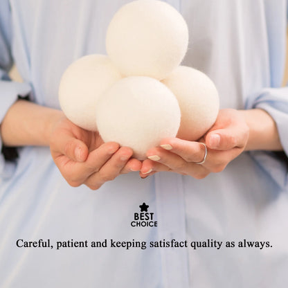 Wool Dryer Balls Organic XL 6 Balls per Pack by , save Time,Money,Energy.