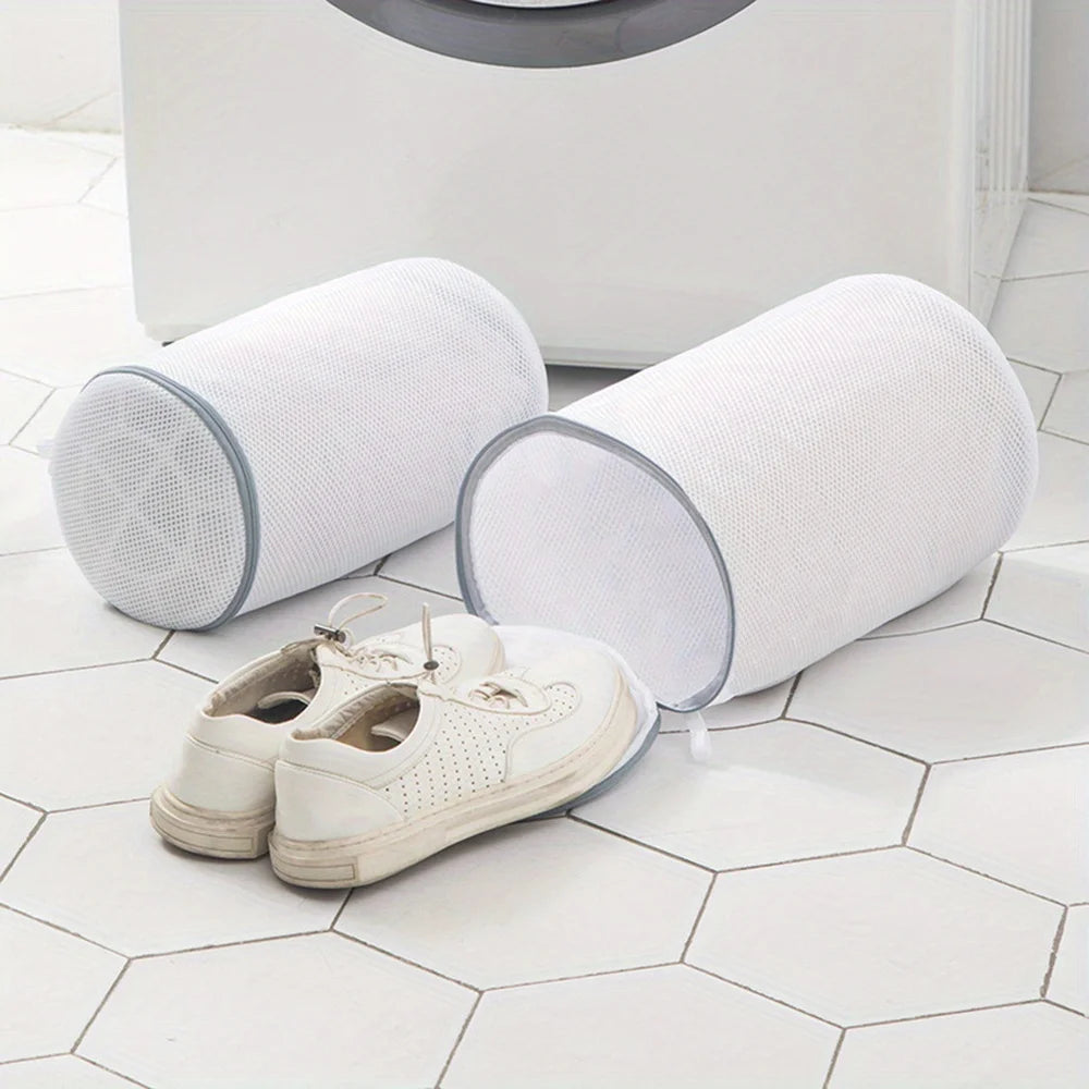 Shoe Wash Bags - Mesh Laundry Pouches for Sneakers and Socks, Ideal for Washing Machines and Travel Organization